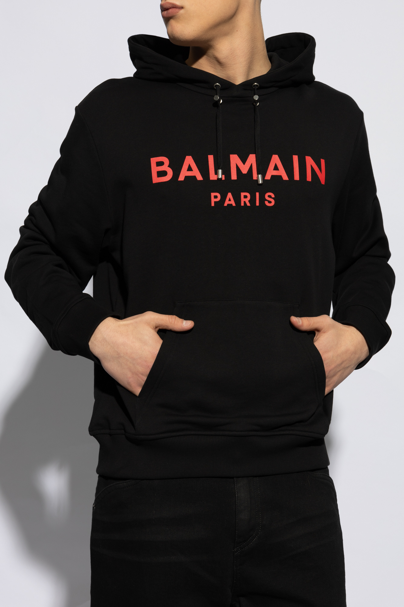 Black Hoodie Balmain - Vitkac Canada